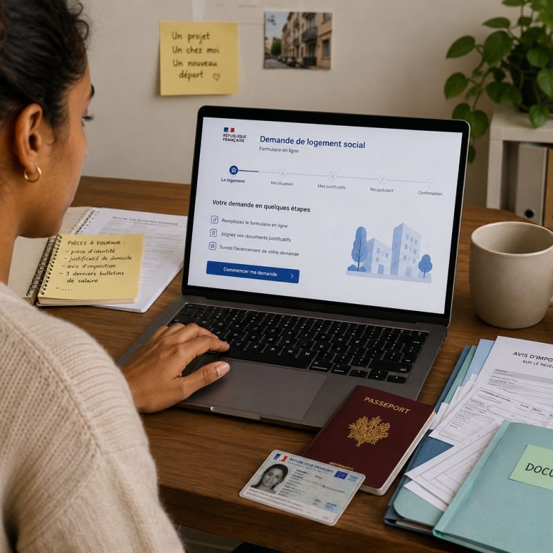 Demande de logement social en ligne